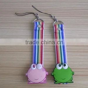 Frog Cell Phone Charm Pendants Pvc Phone Strap thumbnail-1