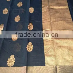 Banarasi Silk Saree, Handloom thumbnail-1