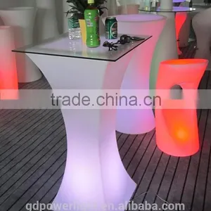 PE Plastic Bar Table With LED Light and Remote Control YXF-6211A thumbnail-1