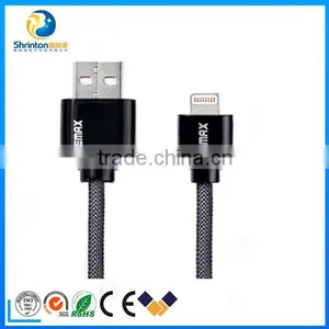 Black Color REMAX High Speed Usb Cable and Usb Charger Cable for IPhone5 Iphone6 thumbnail-1