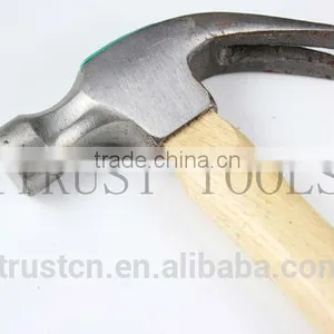 Green Wooden Handle American Claw Hammer HM1058 thumbnail-2