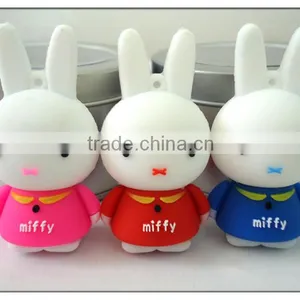 Lovely Custom Rubber Rabbit Shape Buy Wholesale Usb Pen Drive 2.0(PVC-CT854) thumbnail-2