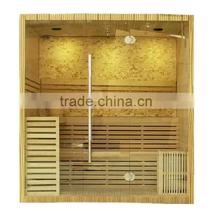 Manufacturer Wholesale Luxury Sauna Cabin,sauna Equipment,finland Traditional Steam Sauna Room,home Sauna Prices thumbnail-1
