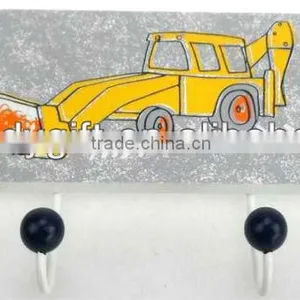 Multifuntion Home Decorative Square Wooden Hanging Hooks thumbnail-1