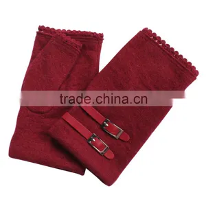 Women Fingerless Gloves Knitted Winter thumbnail-4