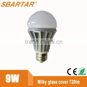 5w 7w 9w Milky Glass+Aluminum E22 Led Bulb thumbnail-1
