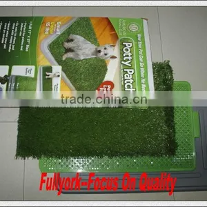 Petzoom Potty Patch Indoor Dog Doggie Restroom Washroom As Seen On TV Dog Trainer Indoor Pee Pad Training Patch thumbnail-1