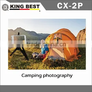 KING BEST CX-2P Hot Shoe Tripod Portable With Phone Holder Table Mini Tripod Kit thumbnail-6