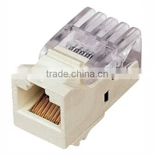 Toolless Cat5e RJ45 Keystone Jack thumbnail-1