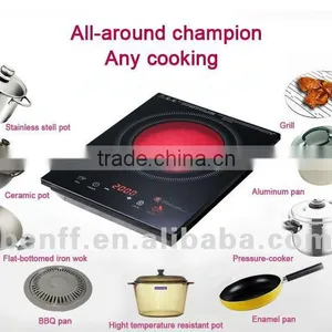 Grade A Black Crystal Glass Rohs Led Controller Far Infrared Heater Bbq Burner thumbnail-5