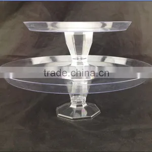 Crystal Dinner Set Stands 7'' Wedding Mini Cake Stand thumbnail-2