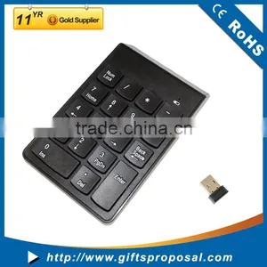 19 Keys Financial Accounting Mini Numeric Keypad 2.4G Wireless Digital Keyboard Numeric Keypad for Laptop thumbnail-4