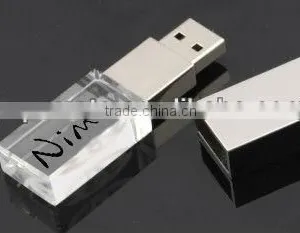 Crystal Usb Drive 2G/4G/8G With Light thumbnail-1