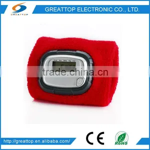 Neutral/OEM Black,white Wrist Pedometer Counts Time up to 9hours 59mintes 59seconds thumbnail-1