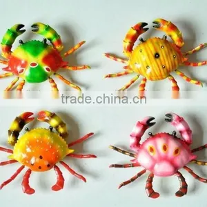4 Inch Plastic Country Advertising Crab Free Sample Custom Fridge Magnet thumbnail-1