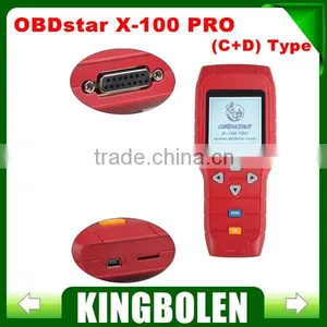 2016 Original OBDSTAR X-100 X100 PRO Auto Key Programmer (C+D+E) Including EEPROM Adapter for IMMO+Odometer+OBD+EEPROM thumbnail-1