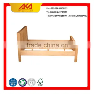 European Standard Wood Bed Solid Wood Home Furniture Bedroom Furniture thumbnail-1