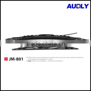 JM-801 OEM Quality Universal Spoiler Bosch Type Wiper Blade With Stainless Steel Backing for Renault thumbnail-1