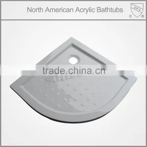 North America and AUS Market UPC/cUPC Certified Bathroom Shower Base, Corner Quadrant Shower Base, Trays thumbnail-1
