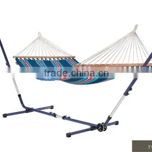 Wooden Cotton Woven Hammock thumbnail-1
