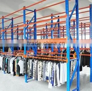 The Warehouse Steel Clothes Racking Used in the Production and Warehouse Areas thumbnail-1