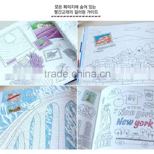 Wholesale New Arrive Hand-painted Secret Garden Series Coloring and the City Adult Coloring Books thumbnail-6