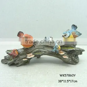 Garden Decoration Handmade Wholesale Polyresin Bird Figurines thumbnail-1
