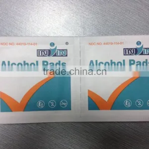 High Quality 70% Alcohol 2% CHG Prep Pad thumbnail-1