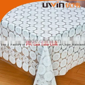 Guangzhou Printed Lace Table Backing Pvc Coated Table Cloths thumbnail-1