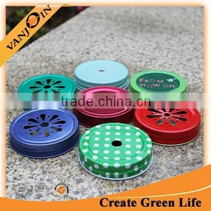 70mm Print Metal Cap for Mason Jar thumbnail-4