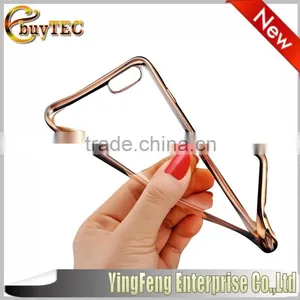 Wholesale Hot Selling Mobile Phone Cover for Iphone 6,electroplated Transparent TPU Mobile Phone Cover For Iphone 6 thumbnail-1