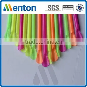 Colorful Hot Sales Plastic Spoon Straw Manufacturer thumbnail-1
