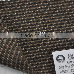 Hot Sell High Quality Wool Viscos Nylon Blend Woolen Fabric for Fashion Coat thumbnail-3
