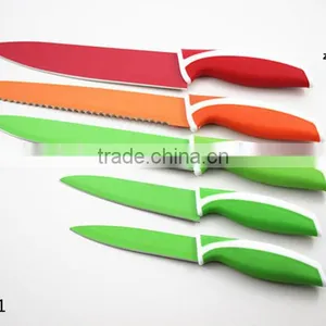 5 PCS Color Kitchen Knife Sets thumbnail-1