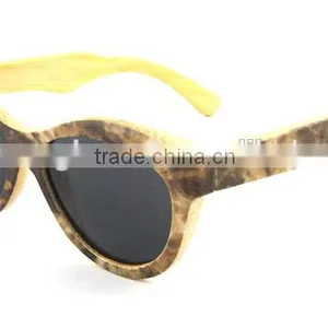 Custom Logo Bamboo Sunglasses, Pattern Bamboo Sunglasses thumbnail-2
