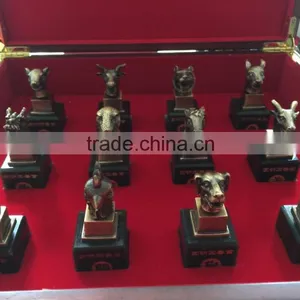 Hetian Jade Seal, Bronze-plated Jade Seal Craft thumbnail-6