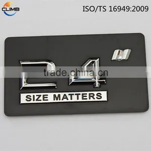 2.6mm 3d Stickers Chrome Car Custom Separated Letters / Auto Letter Emblem/truck Letter Number thumbnail-1
