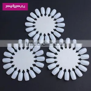 2015 Wholesale Artificial Nail Tip Natural and Clear Color Round Shape Nail Polish Color Chart thumbnail-1