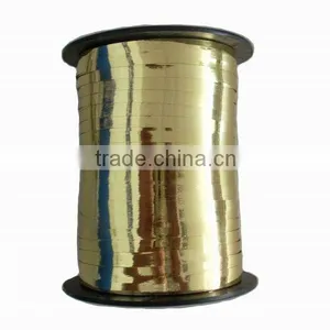 HOT SALE ! Gold Metallic PP Wrapping Curling Ribbon thumbnail-1
