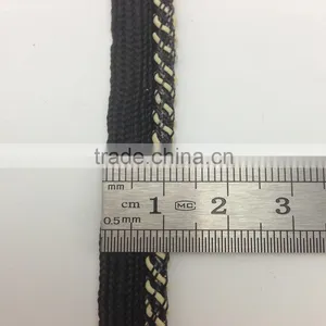 Wholesale Clothing Accessories Black Ribbon Bias Tape/polyester Piping Cord thumbnail-1