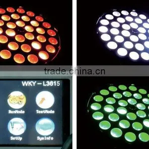 2015 Hotsale Rgbw Zoom 36x10w 4in1 Led Moving Head Wash Light Stage Lighting thumbnail-4