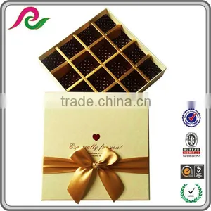 Custom Fancy Empty Paper Box Gift Box With Ribbon for Chocolate Packing thumbnail-2