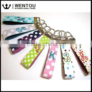 Monogram Wristlet Custom Keychain thumbnail-1