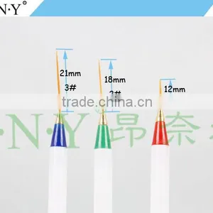 ANY Cheap Nail Art Nylon Liner Painting Plastic Nail Brush thumbnail-6