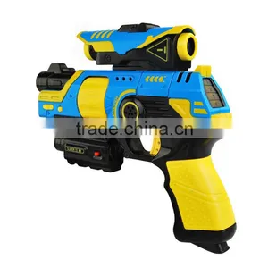 Infrared Ray Fighting Kids Plastic Electric Gun Toy With Light and Sound thumbnail-5