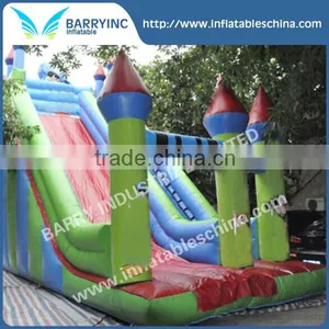 Durable PVC Inflatable Bouncer Slide With Double Lanes thumbnail-1