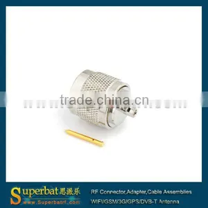 N Solder Plug Connector Solder for Semi Rigid.086" Cable thumbnail-1
