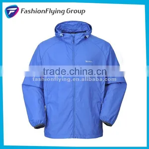 Custom Men's Lightweight New Outdoor Safety Pullover Windbreaker Jacket thumbnail-1