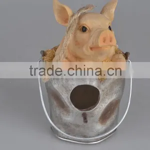 Farm Three Pigs Photo Frame Polyresin Home Decor thumbnail-6