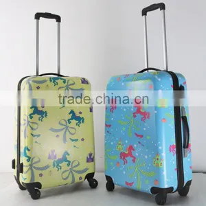 Shinny Printed Designing Colorful Figures ABS+PC Trolley Luggage Case thumbnail-6